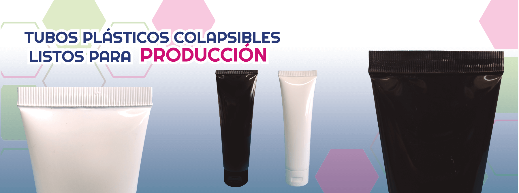 Tubos plásticos colapsibles listos para producción de Ideas Soluciones V&R S.A.S