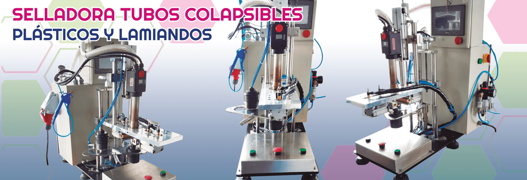 Selladora de tubos colapsibles plásticos y laminados de Ideas Soluciones V&R S.A.S