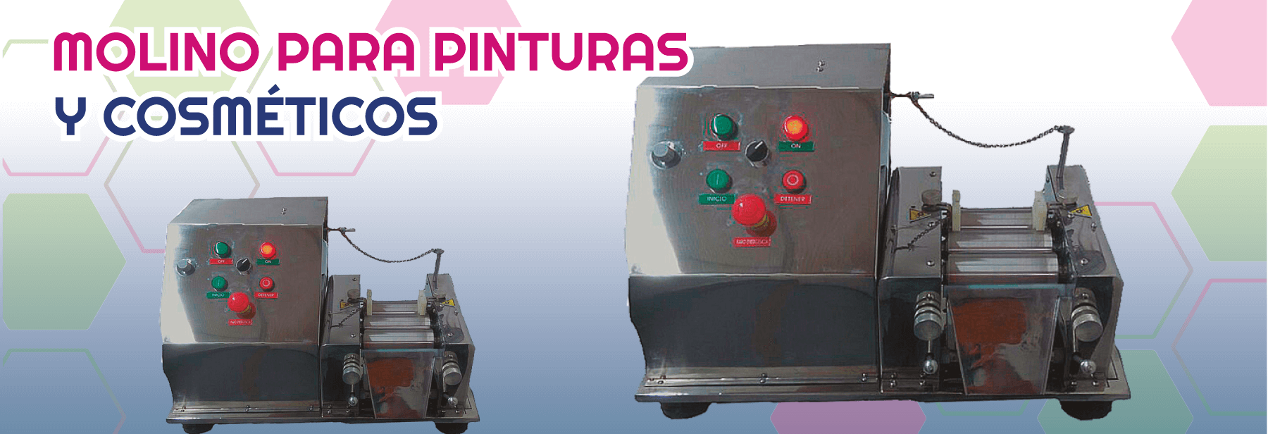 Molino para pinturas y cosméticos de Ideas Soluciones V&R S.A.S