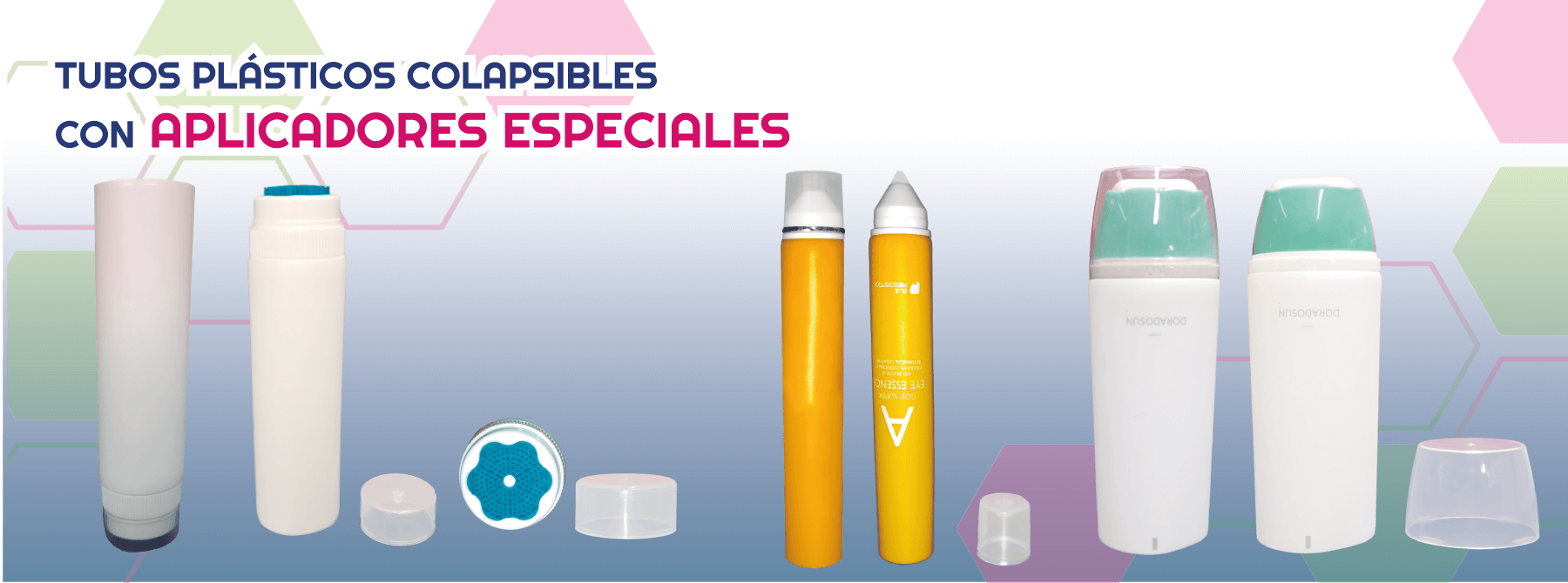 Tubos colapsibles con aplicadores especiales de Ideas Soluciones V&R S.A.S