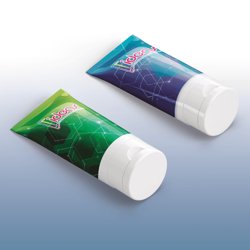 Tubos colapsibles etiquetados de Ideas Soluciones V&R S.A.S